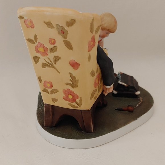 Norman Rockwell Grandpa's Guardian Sculpture No.2650  | Color: Multicolored | - Picture 4 of 6